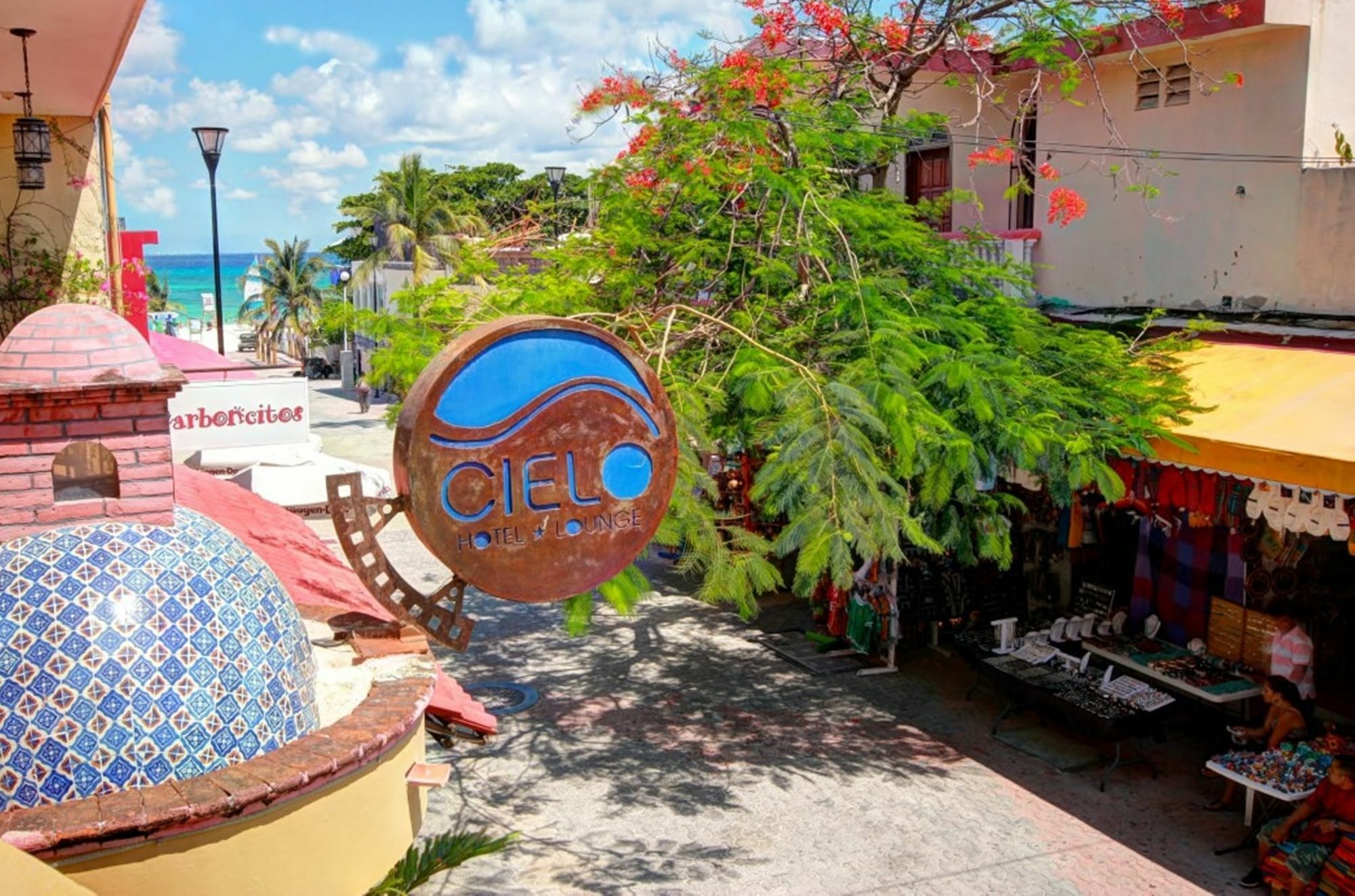 Hotel Cielo Playa del Carmen Bagian luar foto